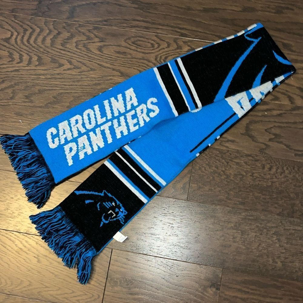 CAROLINA Panthers Football team winter unisex supporter North Carolina Scarf